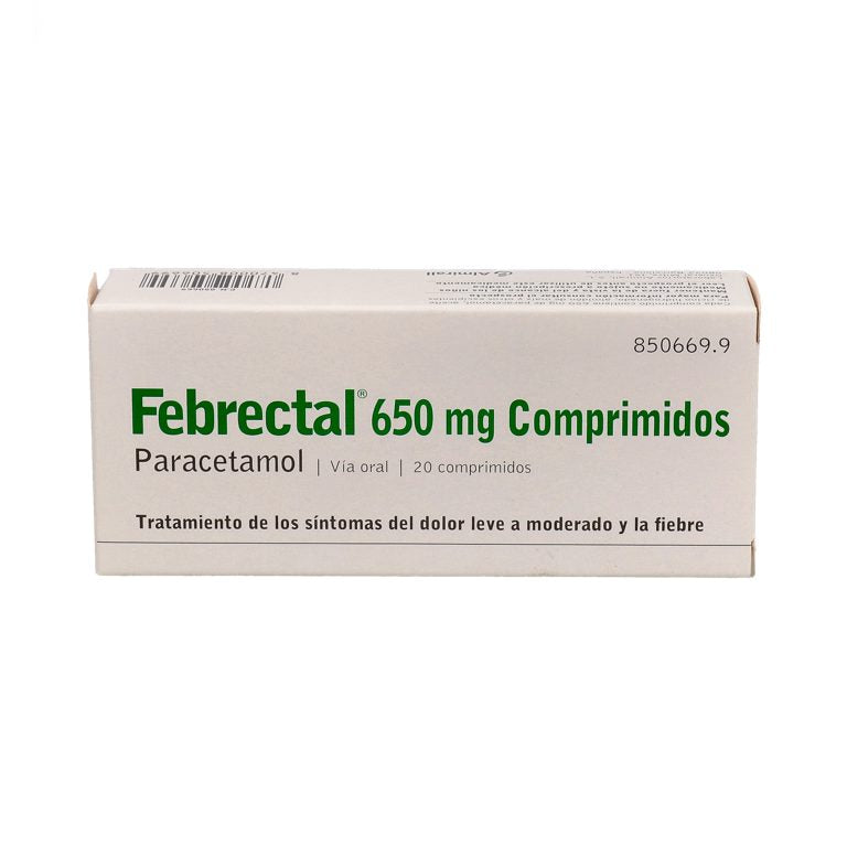 FEBRECTAL 650 MG 20 COMP