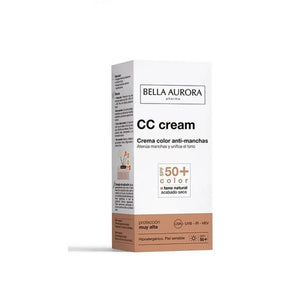 Bella Aurora Crema Solar Con Color SPF50 30ml