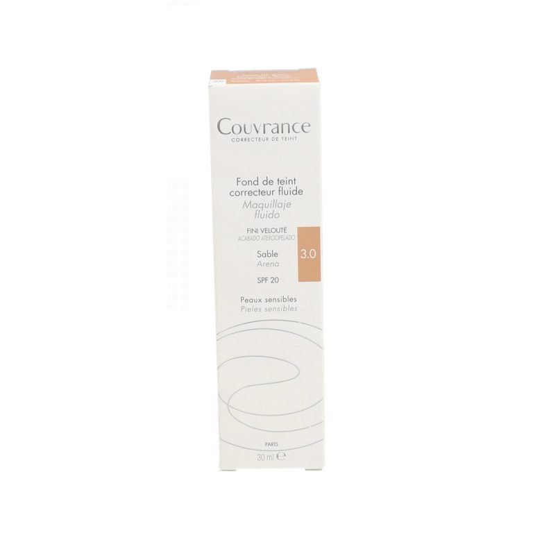 Avène Couvrance Base de maquillaje fluida correctora Arena 3.0 30ml