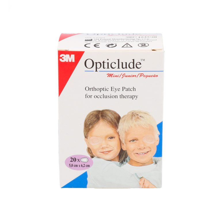 PARCHE OCULAR OPTICLUDE PEQ 6X5CM 20 UD
