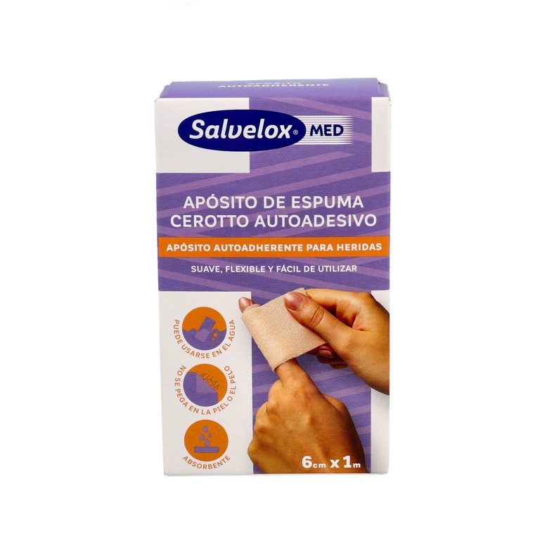 Salvelox Med Aposito Espuma Autoadhesivo 6cmx1m