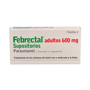 FEBRECTAL 600 MG 6 SUP Adults