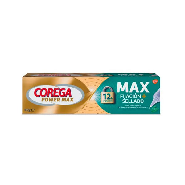 COREGA MAX FIJACIÓN + SELLADO (SABOR MENTA) 40G