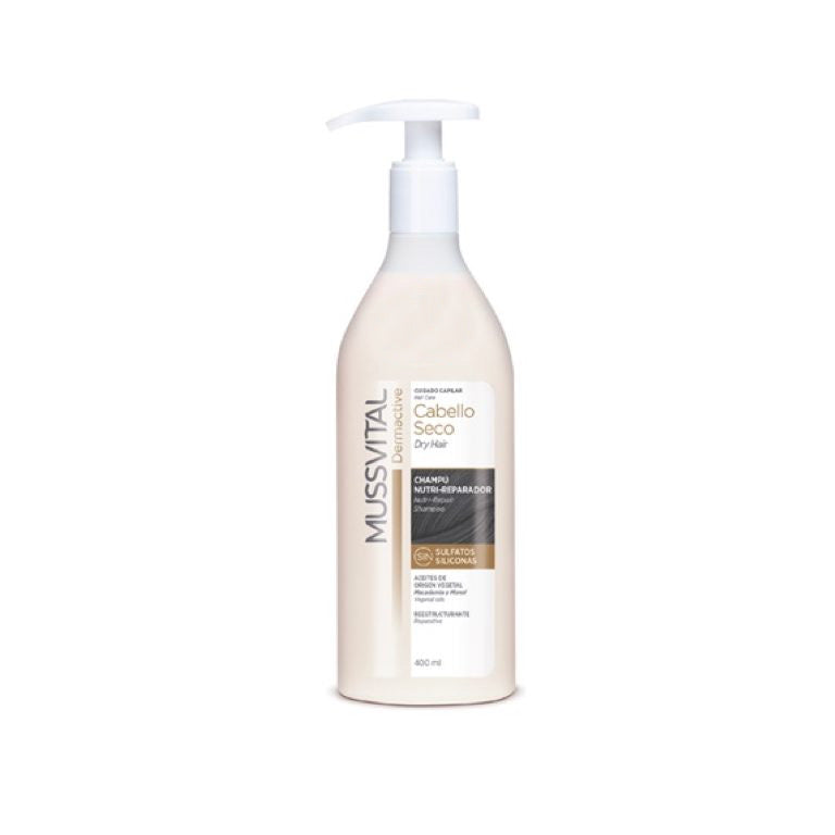 Mussvital Dermactive champú cabello seco 400ml