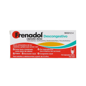Frenadol descongestivo 16 capsulas