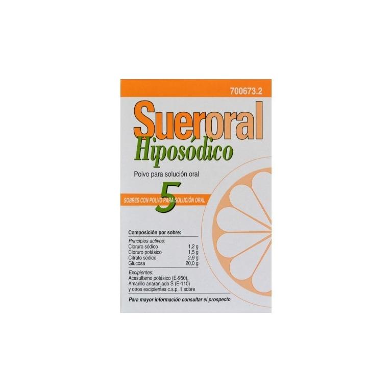 SUERORAL HIPOSÓDICO POLVO PARA SOLUCIÓN ORAL 5 SOBRES